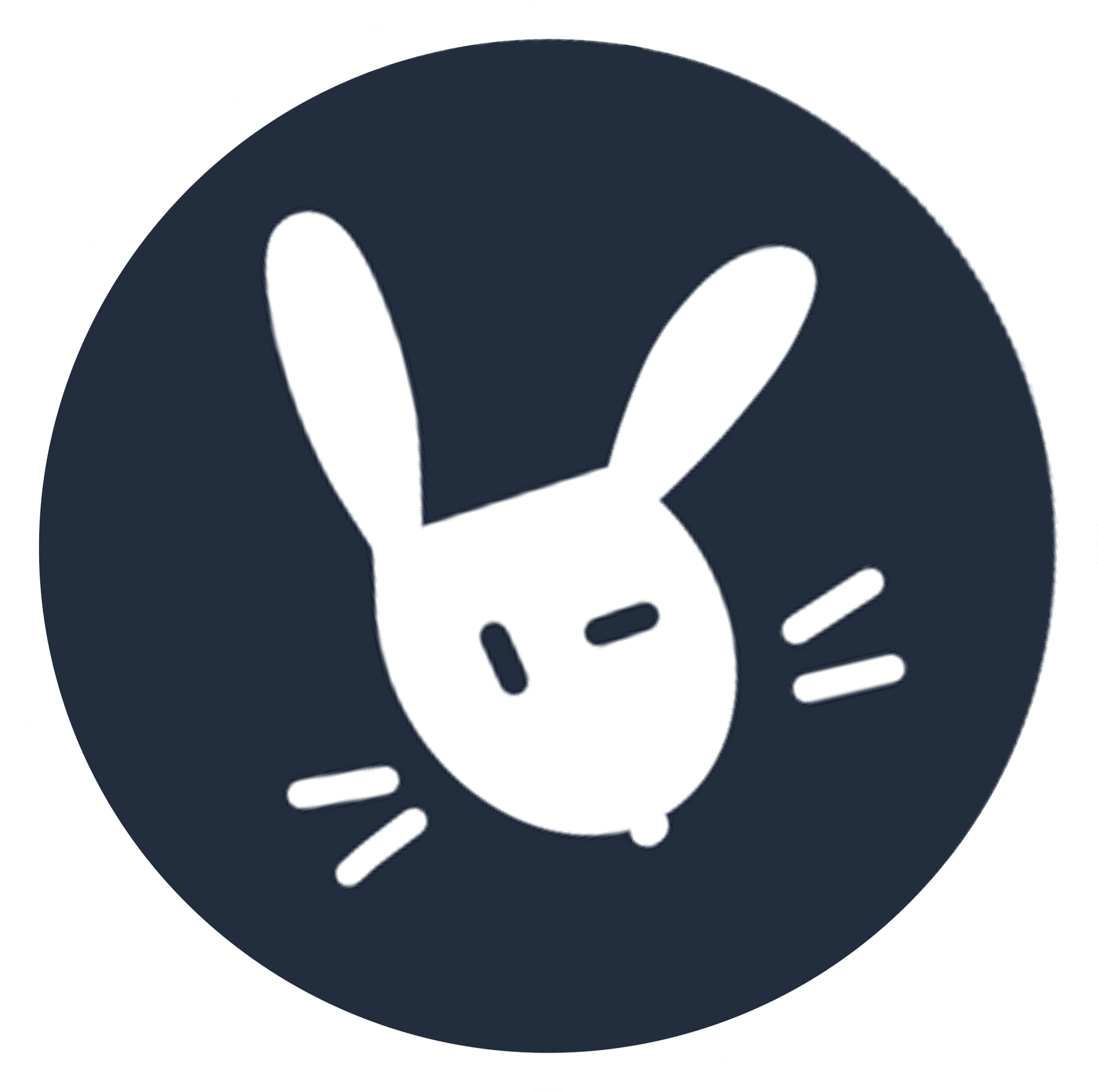 bunny logo hover