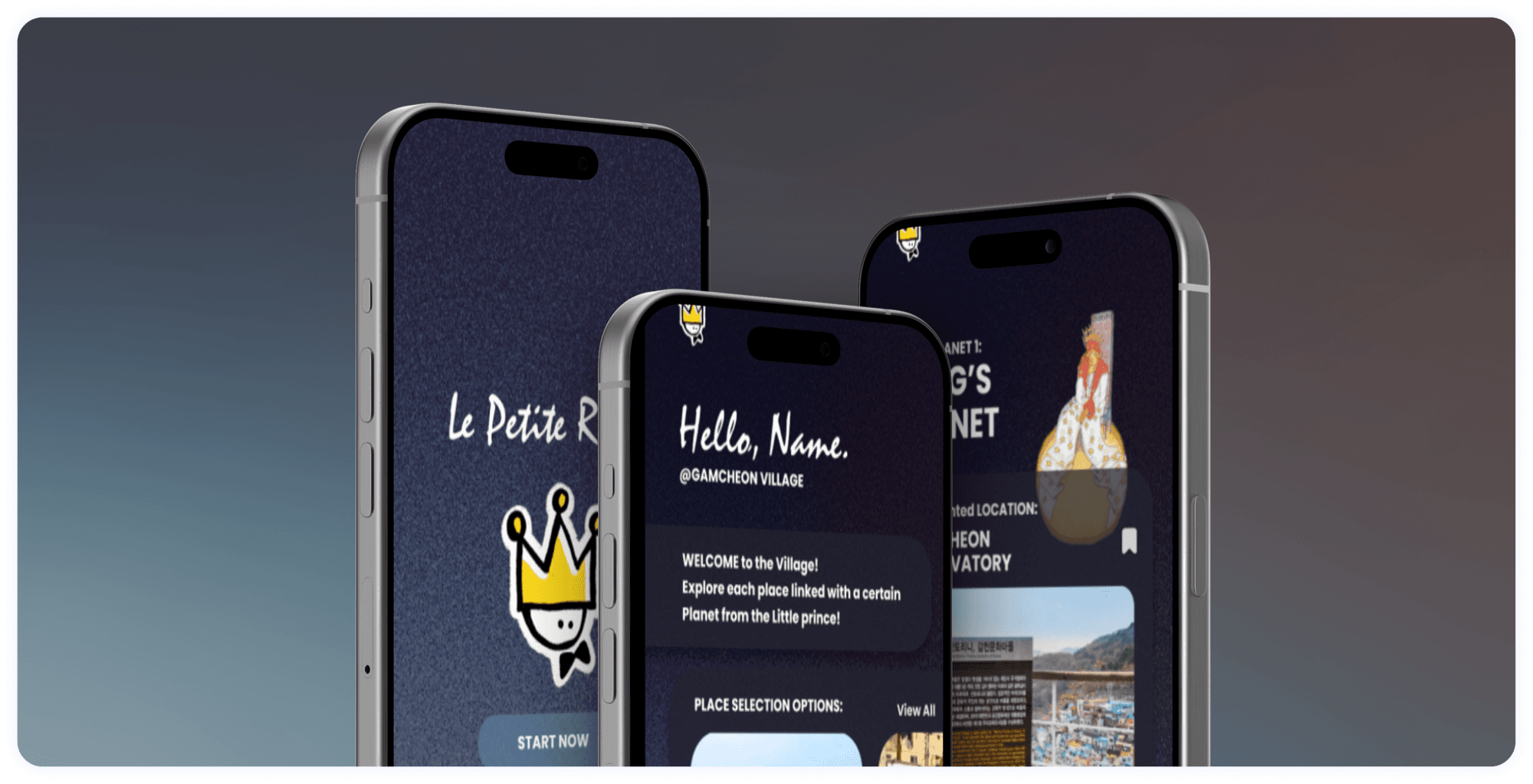 Le Petite Route app mockup