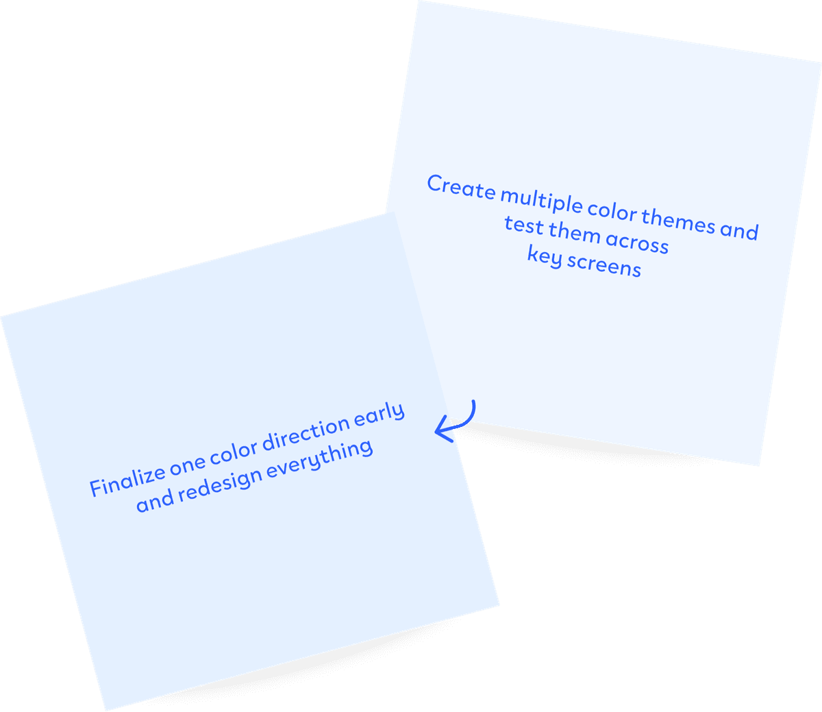 Color exploration options: create multiple themes vs finalize one direction