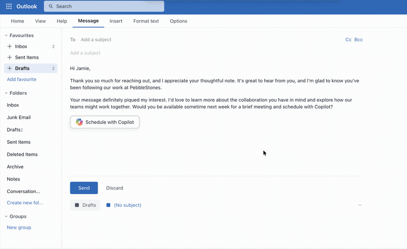 Flow 2 — Draft Email